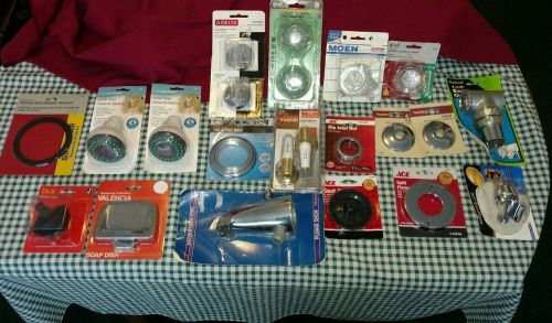 Lot OF  (20) VARIOUS PLUMBING SUPPLIES &#034;NIP&#034;  - NICE STUFF!