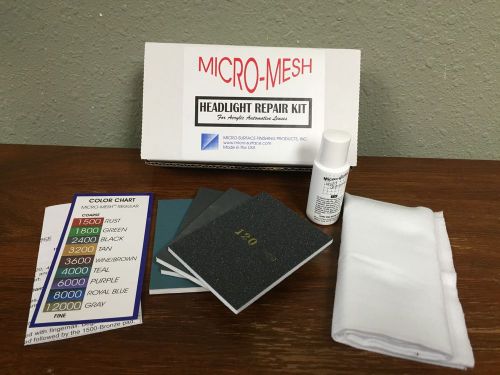 Micro-mesh automotive car lenses headlight repair kit wonderful results for sale