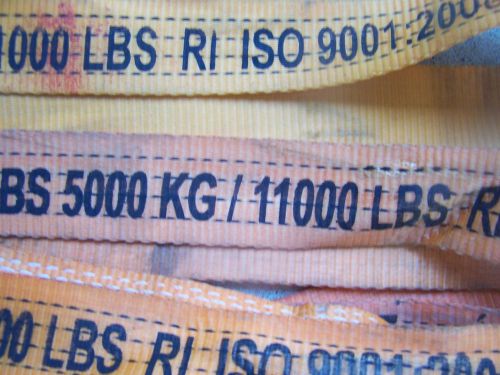(10) lifting straps sling  5000 kg 11000 lbs lifting capacity iso 9001 for sale