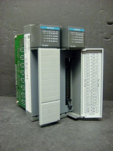 Allen bradley 1746-ov32 1746-0v32 ser c slc 500 output module dc sink 32 point for sale