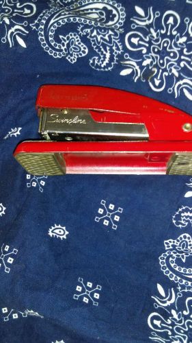 Vintage Red Small Swingline  Stapler