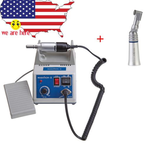 USA Dental Lab Marathon Micromotor 35K RPM + Contra Angle Handpiece E-type YP X