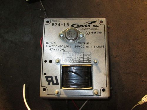 Forenta Shirt Unit or Press Power Supply 24 Volt DC 1.5 amps