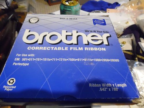 Genuine Brother 17020 Black Correctable Film Ribbon EM 501 511 701 750fx 811