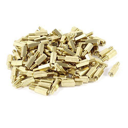 M3 male to female threaded 10mm+6mm pcb spacer stand-off 16mm 100 pcs for sale