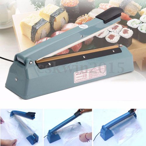 12&#034; 220v/240v 50/60Hz 400w Hand Pressure Wrap Plastic Bag Closer Sealing Machine