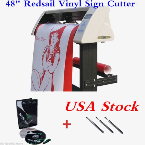 USA Stock- Hot! 48&#034; Redsail Vinyl Sign Cutter with Contour Cut Function