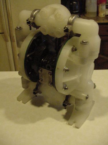 ARO 1&#034; DIAPHRAGM PUMP, TEFLON BALLS &amp; DIAPHRAGMS, CLEANED &amp; TESTED, NICE PUMP