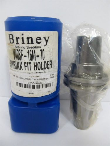 Briney V40SF-16M-70, CAT40, 16mm x 70mm, Shrink Fit Metric End Mill Holder