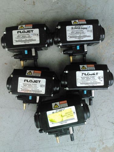 (5) Flojet n5000 t5000 co2 bib pumps  flushed tested Shurflo