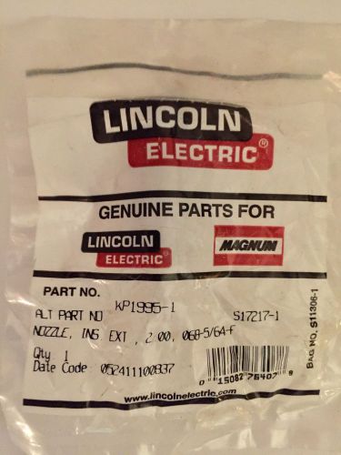 Lincoln Electric Magnum Nozzle Insulated # KP 1995-1