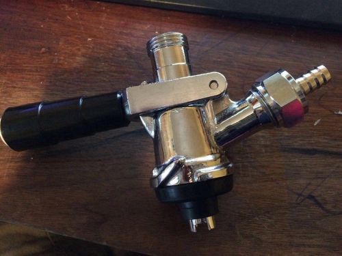 Chill Passion D System Draft Beer Keg Tap Coupler For Kegerator Stainless Chrome