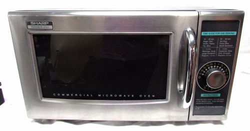 Sharp 1000 Watt Commercial Microwave Oven R-21LCF