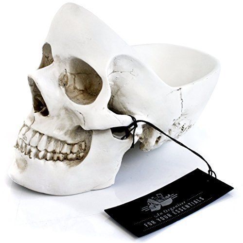 SUCK UK Skull Design Desk and Room Tidy