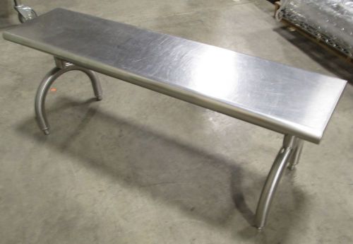 Advance Tabco BKR-4 Stainless Steel Clean Room Gowning Bench 12&#034; x 48&#034;, 16 Gauge