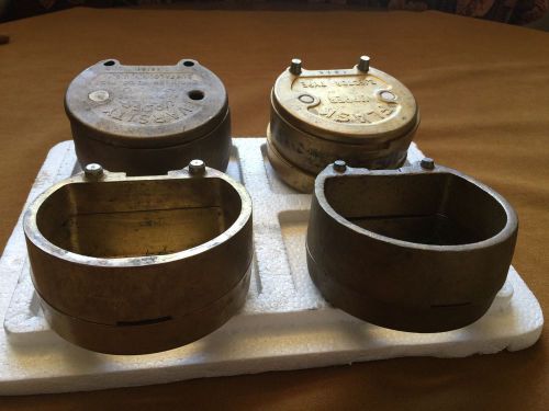 University Flask Upper HANAU Ejector Type Dental mold brass Lot of 4