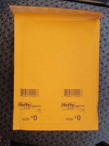 20 6x10 Padded Envelopes, Hefty Express Brand Size #0 – Picture 1