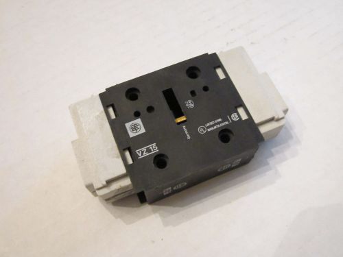 Telemecanique VZ15 45-63 Amp Switch Grounding Module