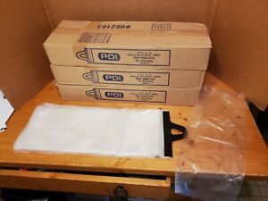 6000 Newspaper Bags New in Box Sealed 6.5&#034; x 19” Clear 3 Cases with hanger