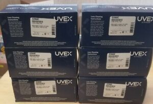 UVEX Stealth S3960C Gray with Clear Lens Safety Goggles Anti-Fog (LOT of 6)