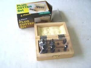 Plug Cutter Set 5/8&#034;, 1/2&#034; and 1/4&#034; bits new in box