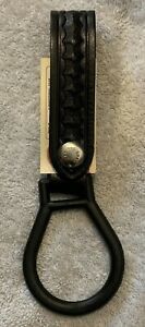 NEW BIANCHI MODEL 37BL PATROLTEK LEATHER D-CELL FLASHLIGHT HOLDER