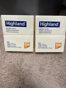 Highland self stick notes 12/100 3x5