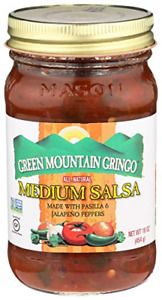 Green Mountain Gringo, Medium Salsa, 16 oz