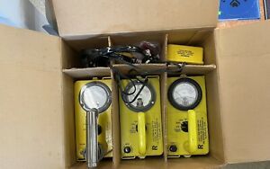 Radiological Survey Meter Set Of 3 With Manuals And Extras Untested