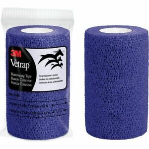 3M Vetrap 4 In. x 5 Yd. Purple Bandaging Wrap (3-Pack) 1410PR