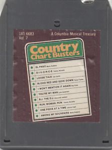 Country Chart Busters - Volume 7 -9304 8 Track Tape
