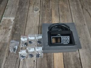 FSR T3U-3-BLK Table Mount Chassis Bundle w/ Snap-in Connectors
