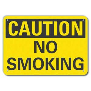 LYLE LCU3-0210-NP_10x7 Caution Sign,7 inx10 in,Plastic