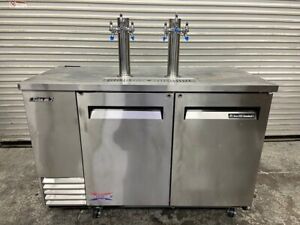 2 Door Direct Draft Beer Cooler Refrigerator Kegerator Turbo Air TBD-2SD #6228