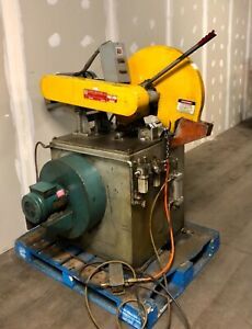 Everett 22” Abrasive Cut Off Saw 10HP With Foot Pedal Chain Vise—FREE SHIPPING