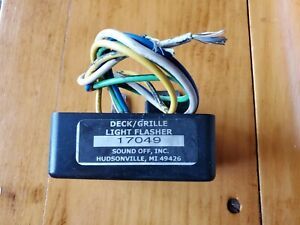 Sound-Off Deck/Grille Relay Light Flasher Guaranteed ETDGF0-P ETDGFO-P