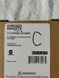 CHICAGO FAUCETS LOT OF (12) 377-XKRHBL12JKABNF