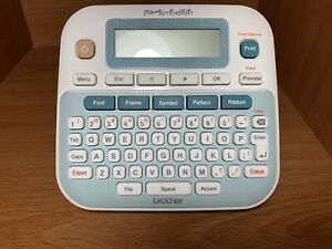 Brother P-touch Embellish Ribbon &amp; Tape Label Printer Machine PTD215E