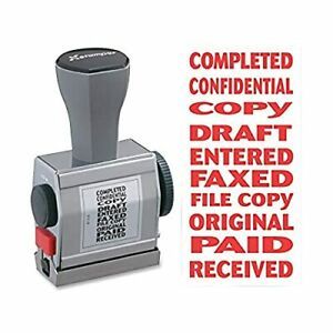 XstamperR 10-In-1 Phrase Stamp Red