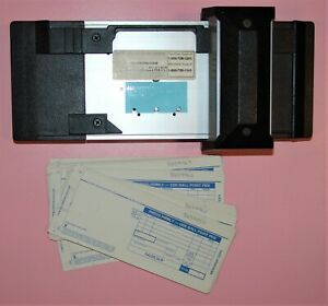 Bartizan Manual Credit Card Imprinter Slider Used w/Sales Slips