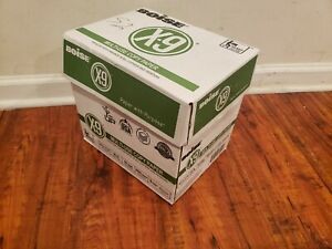 X-9 Multi-Use Copy Paper, 92 Bright, 20lb, 8.5 x 11, White, 2500 Sheets/Ream