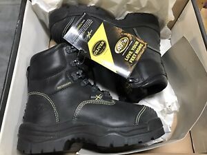 Oliver 55246 US Men Size 5 Leather Steel Toe Metatarsal Puncture Resistant Boots