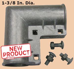 Gate Elbow Aluminum 1-3/8 In Diameter Home Door Fence Hardware Plain Finish NEW