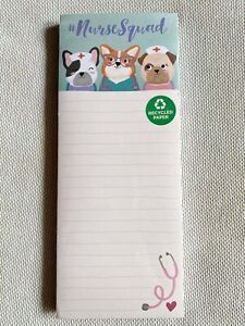 New French Bulldog &amp; Pug List Pad Note Pad &amp; Magnet Dogs New