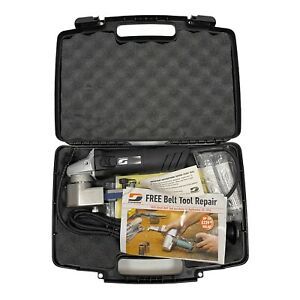 Dynabrade Electric Dynafile II Portable Belt Sander 40611 Abrasive Belt Tool Kit