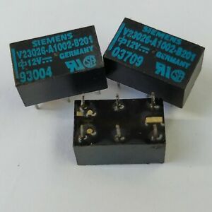 10Pcs SIEMENS V23026-A1002-B201 12VDC Power relay 6Pin