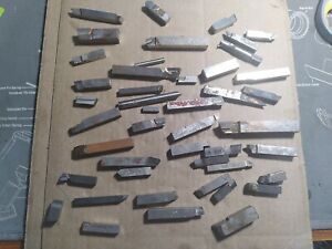 Lot Of Carbide Tipped And HSS Lathe Tooling