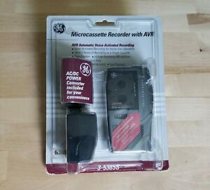 GE AVR 3-5385S Microcassette voice recorder NEW Sealed