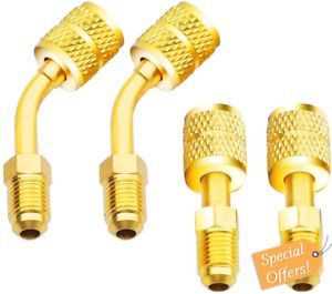 R410A Adapter 5/16 Inches SAE Female to 1/4 Inches SAE Male Flare for Air Condit