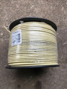 Machine Tool Wire, THHN-THWN-2 500&#039; Spool, 12 AWG, Yellow
